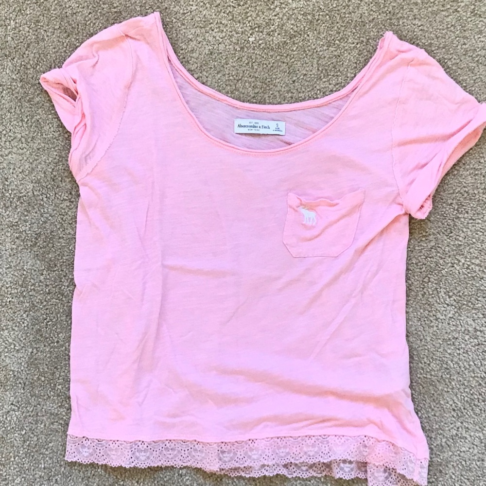 Abercrombie & Fitch Flowy Crop Top